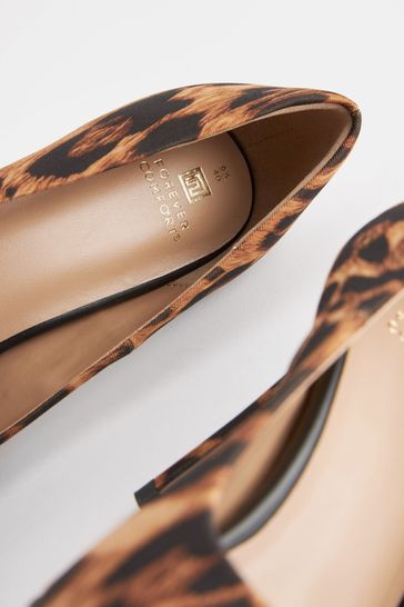 Wide fit animal print shoes sales