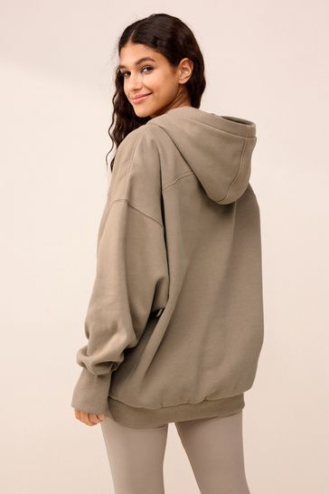 Oversized longline hoodie online