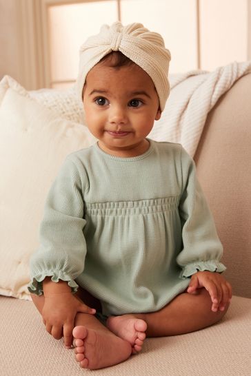 Sage green shop baby romper