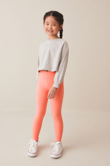Orange leggings child on sale