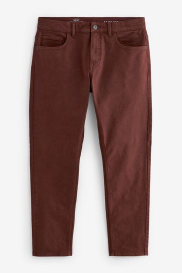 Rust colored jeans discount