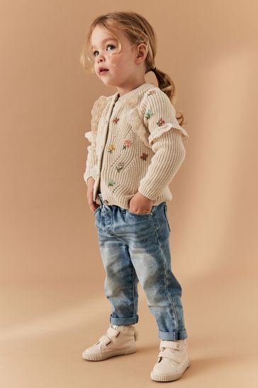 Buy Pink Marl Cardigan (3mths-7yrs) from Next USA