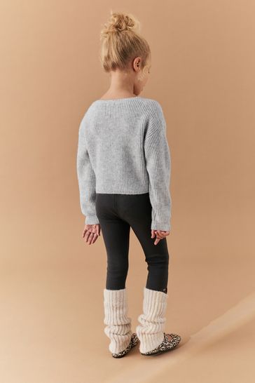 Grey twist outlet front jumper