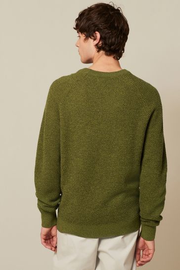 Olive green jumper on sale
