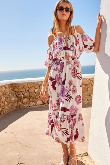 Off the shop shoulder summer dress
