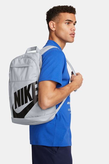 Nike blue large logo backpack hotsell