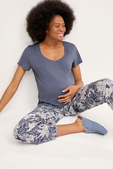 Blue Palms Maternity Cotton Pyjamas