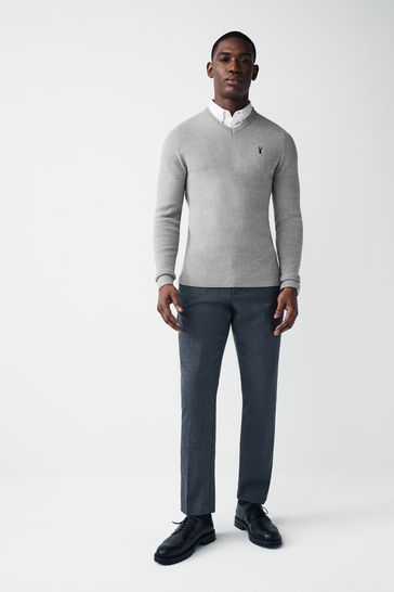 Jumper with white shirt underneath sales