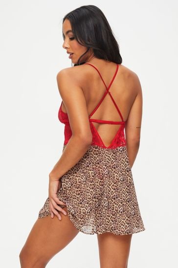 Buy Ann Summers Animal Instinctive Chemise Slip Nightie from the