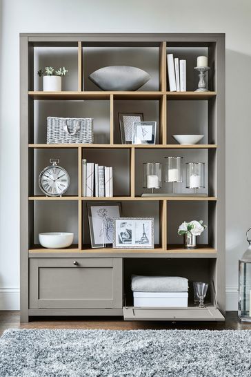 Next deals grey bookcase