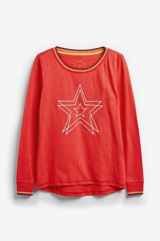 Red Star Long Sleeve Top