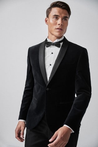 velvet shawl collar tuxedo jacket