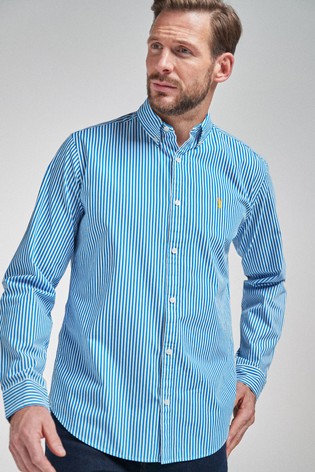 Stripe Roll Sleeve Shirt