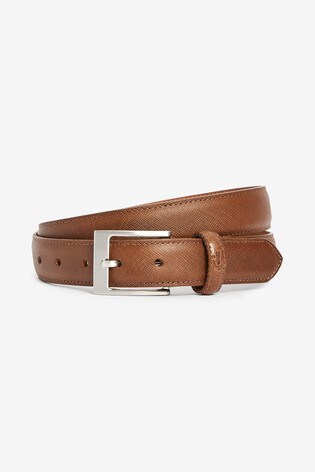 Tan Brown Leather Belt