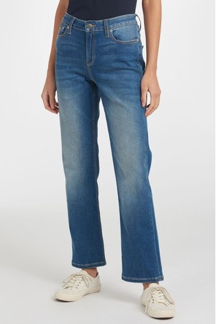 Buy Barbour Blue Otterburn Straight Leg Jeans from Next Qatar