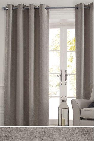 Buy Soft Velour Eyelet Lined Curtains From Next Ireland