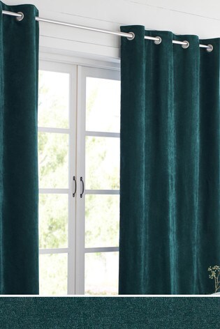 Buy Soft Velour Eyelet Lined Curtains From Next Ireland