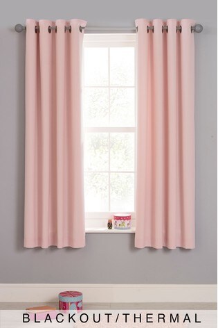 Buy Plain Dye Blackout Eyelet Curtains From The Next Uk