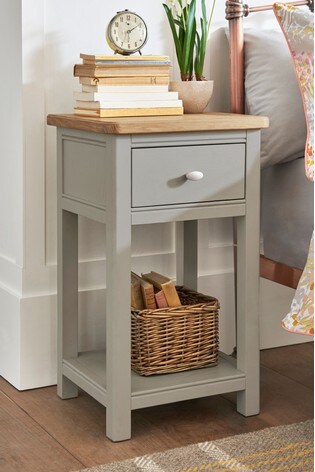 Buy Hampton Slim 1 Drawer Bedside Table from the Next UK ...