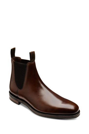 Loake Leather Chelsea Brown Boots