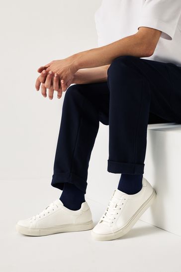 White Minimal Trainers