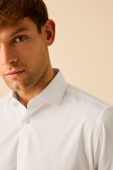 White penny hotsell collar shirt next