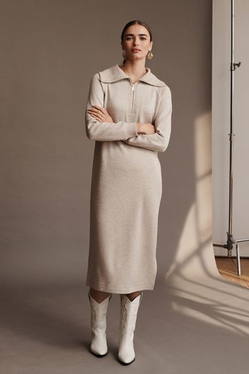 Zip shop jumper dress