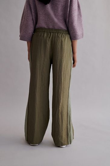 Green side deals stripe pants