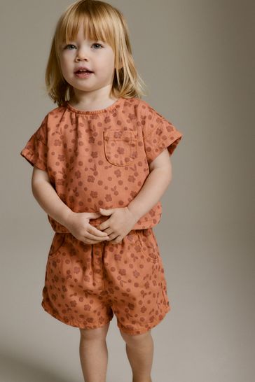 Rust Top And Shorts Set (3mths-7yrs)
