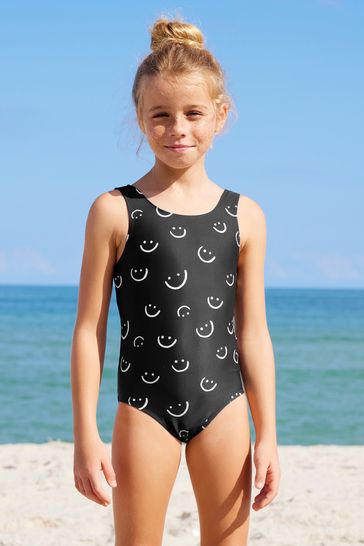 Black Smile Swimsuit (3mths-16yrs)