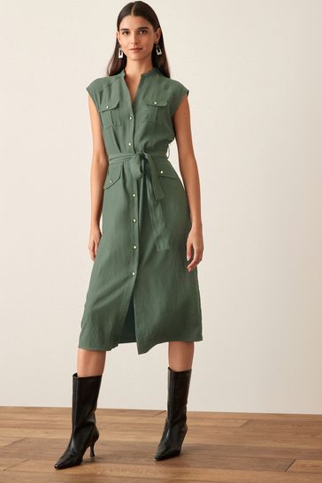 Buy Sleeveless Utility Dress from Next Latvia