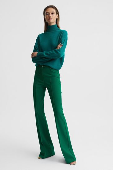 Petite flared clearance trousers