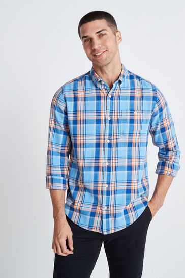 Blue and deals orange shirt