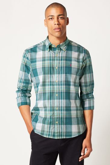 Green/White Check Lightweight Shirt