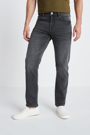 Dark Grey Motion Flex Stretch Slim Fit Jeans