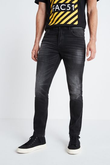 Black Slim Fit Authentic Stretch Jeans
