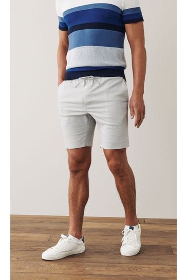 Buy Light Grey Stretch Jogger Shorts from Next Luxembourg