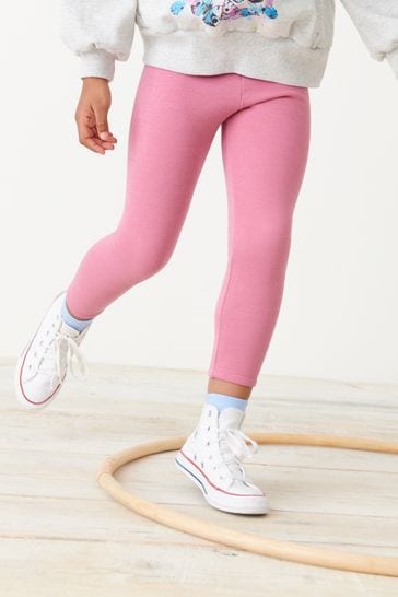 Pink fleece hot sale lined leggings