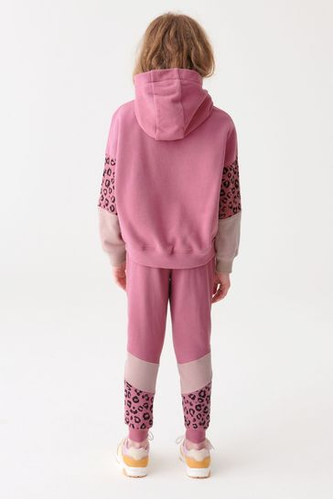 animal pink hoodie