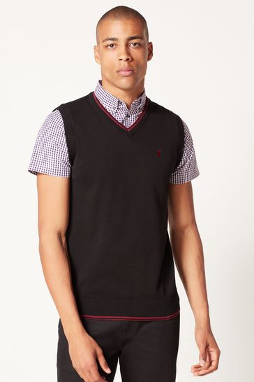 Shirt with store sleeveless jumper