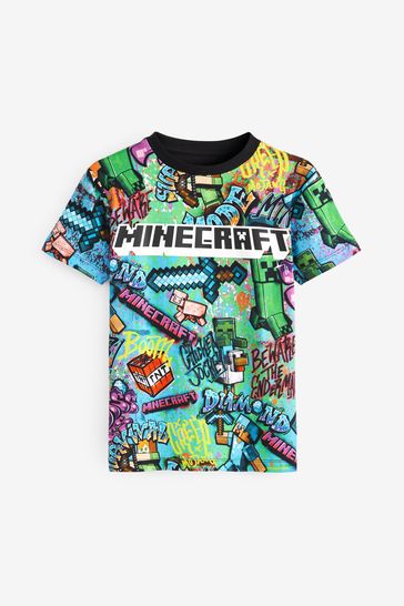 Grafitti Licensed Minecraft T-Shirt (4-16yrs)