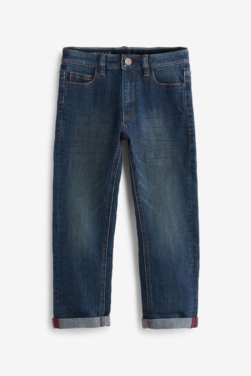 Blue Vintage Regular Fit Cotton Rich Stretch Jeans (3-17yrs)