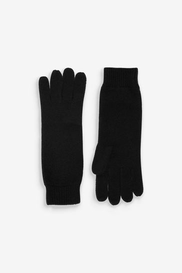 Black Collection Luxe 100% Cashmere Gloves