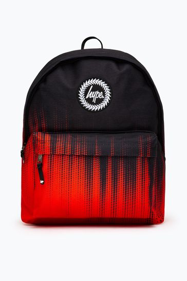 Hype. Red Half Tone Fade Backpack