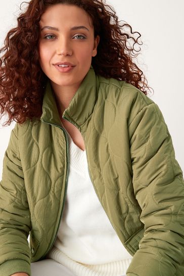 Next green clearance padded jacket