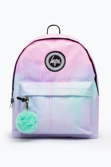 HYPE MULTI COLOURED GRAFFITI DRIP BACKPACK | Smiths Schoolwear