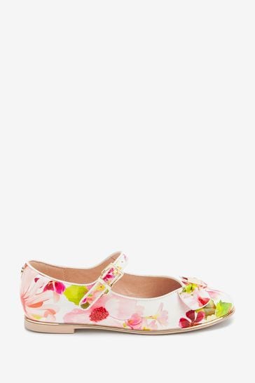 Buy Baker by Ted Baker White Floral Mary Jane Shoes from Next