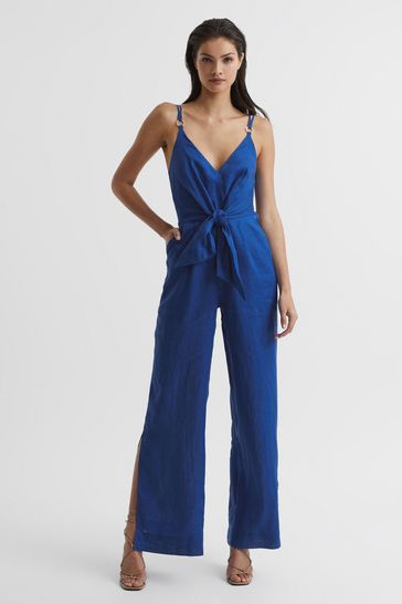 Buy Reiss Ana Linen Jumpsuit from the Next UK online shop