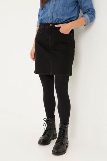 Black denim skirt size 20 deals