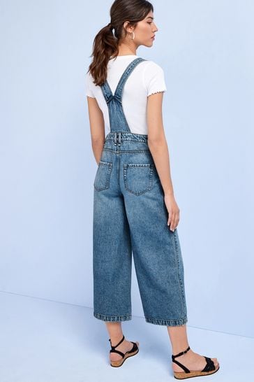 Cropped 2025 dungarees uk